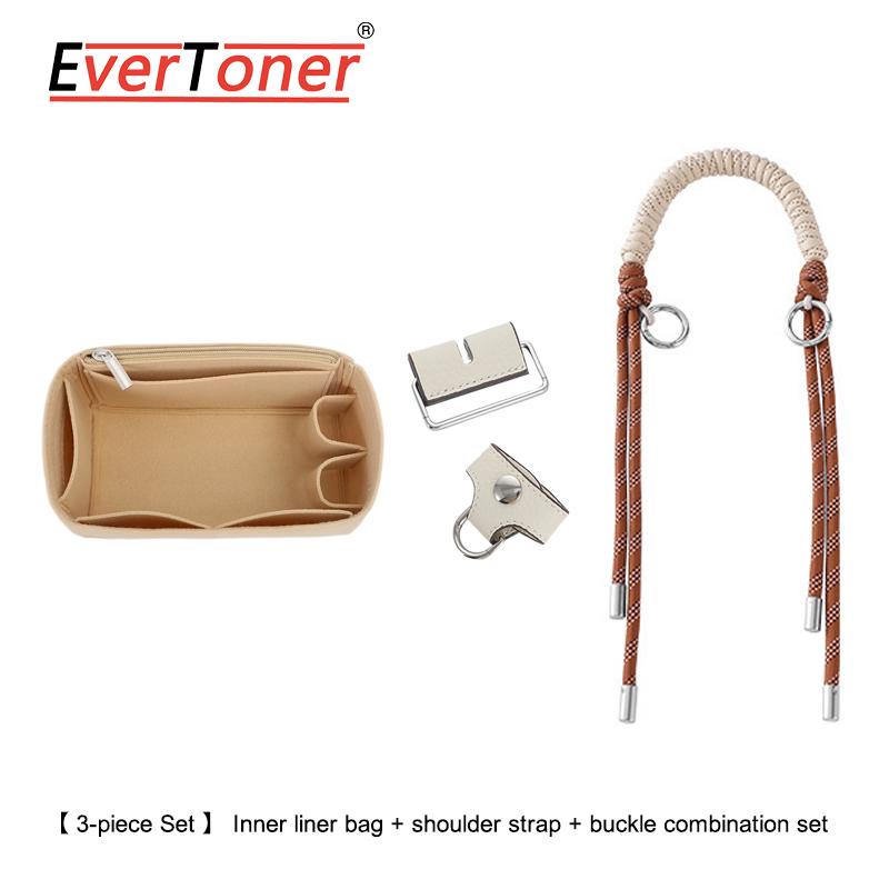 EverToner Модный Ручной Плетения Ремешок для Сумки-ланчбокса H, Модифицированная Пряжка/Внутренняя Подкладка, Универсальные Части Сумки, Аксессуары
