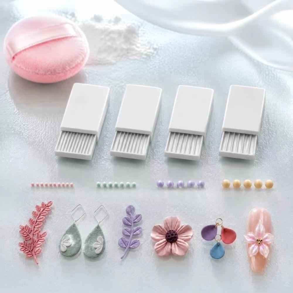 4Pcs Rapid Molding Pottery Clay Ball Maker 2-5mm Clay Sphere Shaper Nail Art