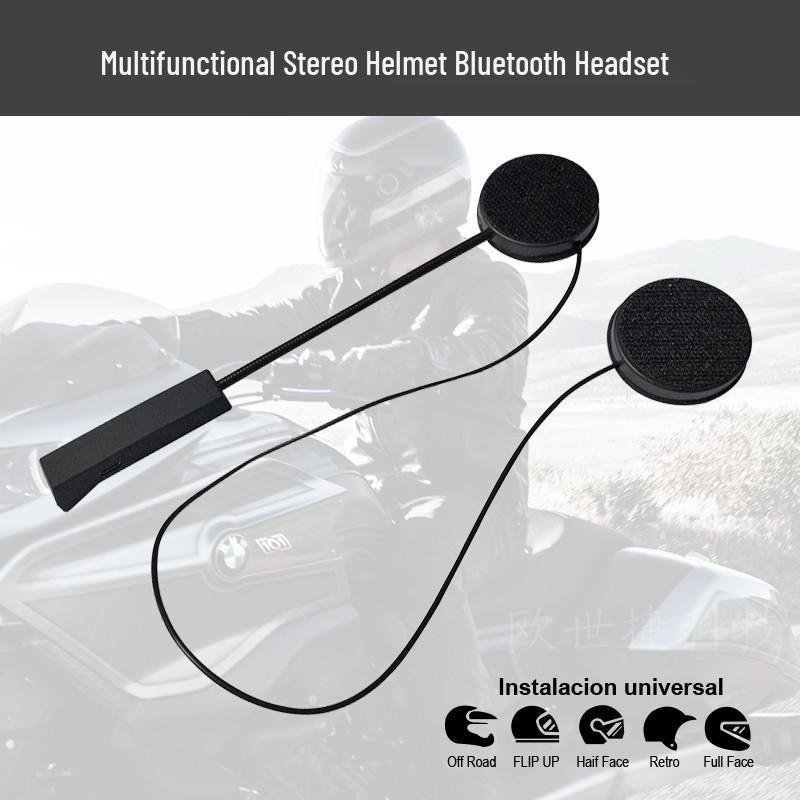Мотошлем Bluetooth 5.0: Встроенная стереогарнитура