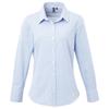 Premier Womens/Ladies Gingham Long-Sleeved Shirt