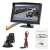 OBEST Monitor LCD Monitor 2 Video Inputs for 12V Vehicles Back Switchable Car Monitor 5 Inch On-Dash