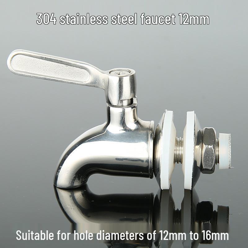 Кран для инфузионной банки из нержавеющей стали 304 с керамическим изливом и медным переключателем клапана