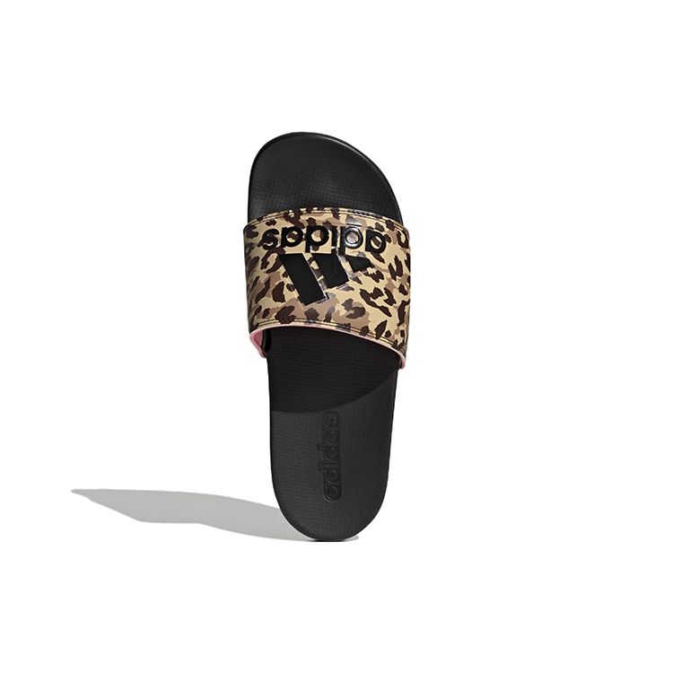 Adidas Adilette Comfort Slide Camo Women Sneakers Black Core-Black Beam-Pink GZ6412