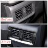 Car Rear Air AC Conditioning Vent Outlet Cover Stainless Accessories For Toyota RAV4 XA50      2024 Hybrid