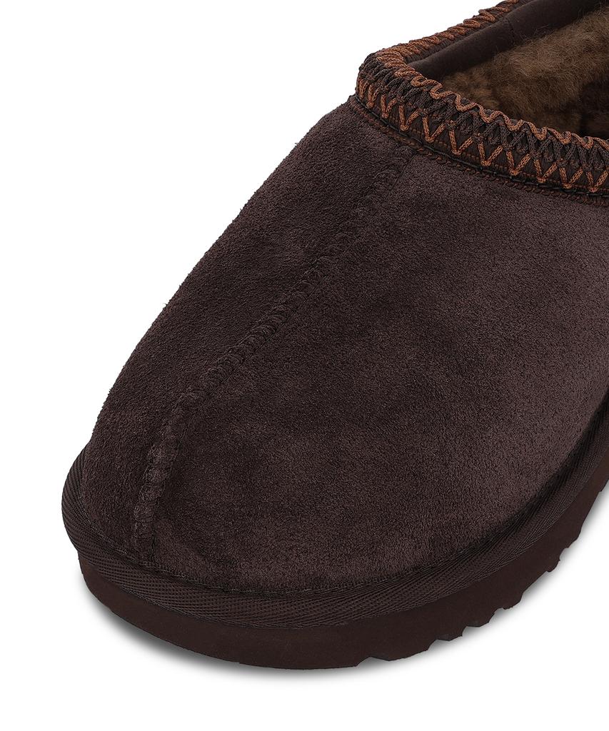 Ugg [Women] Signature Suede Tasman Slippers (Tasman Ii) - Burnt Cedar / 1174470-Bcdr