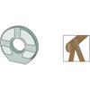 Perforated tape, length 10m, width 17mm, thickness 0.75mm, holes Ø6.5mm, steel 64517107
