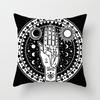 Home Bedroom Living Room Sofa Cushion Cover Decoration Sun Moon Mandala Series Pattern Printing Pillowcase