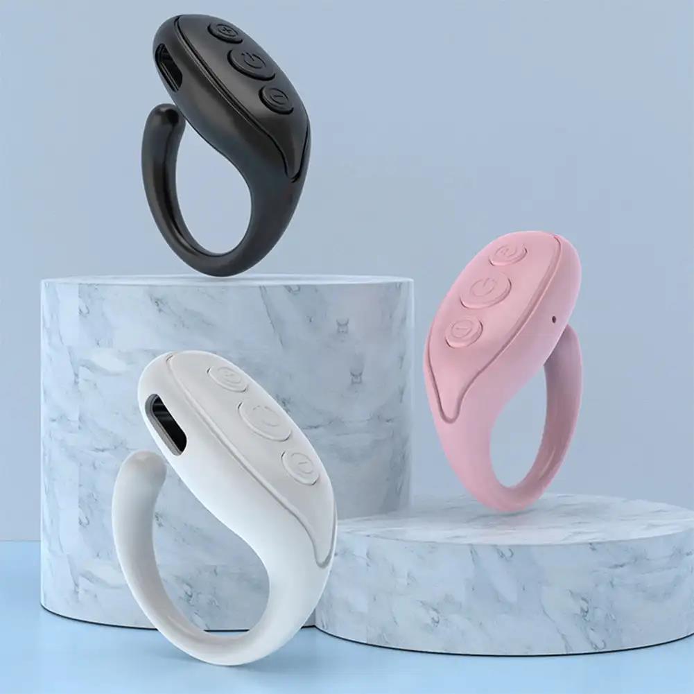 Fingertip Video Bluetooth Controller Tiktok Short Video Page Flipping Like Device Mobile Phone Remote Control Ring Controller 5