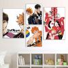 Japan Anime Haikyuu Volleyball Boy Cartoon Poster Wall Art Print Canvas Paintings To Decorate the Living Room Cuadros