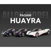 1/18 масштаб Pagani Huayra Dinastia сплав спортивная модель автомобиля литые металлические суперкар гоночный автомобиль модель звук и свет детские игрушки подарок
