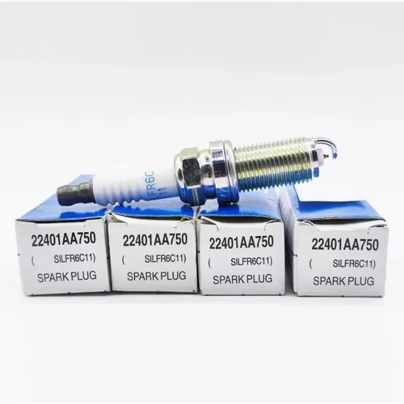 4/6 шт. 22401-AA750 SILFR6C11 22401AA750 Иридиевая свеча зажигания для Subaru Impreza Outback Forester Legacy VKH20 SK20HPR-L11