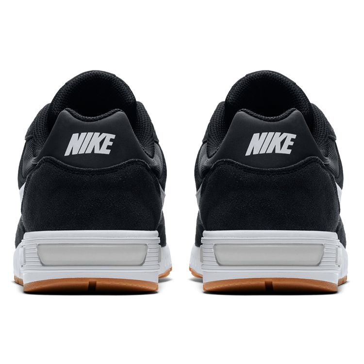 Nike Классический логотип Удобные Универсальные Сетчатые Амортизирующие Нескользящие Дышащие Низкие Кроссовки для Марафона Мужские кроссовки Черно-белые 644402-006