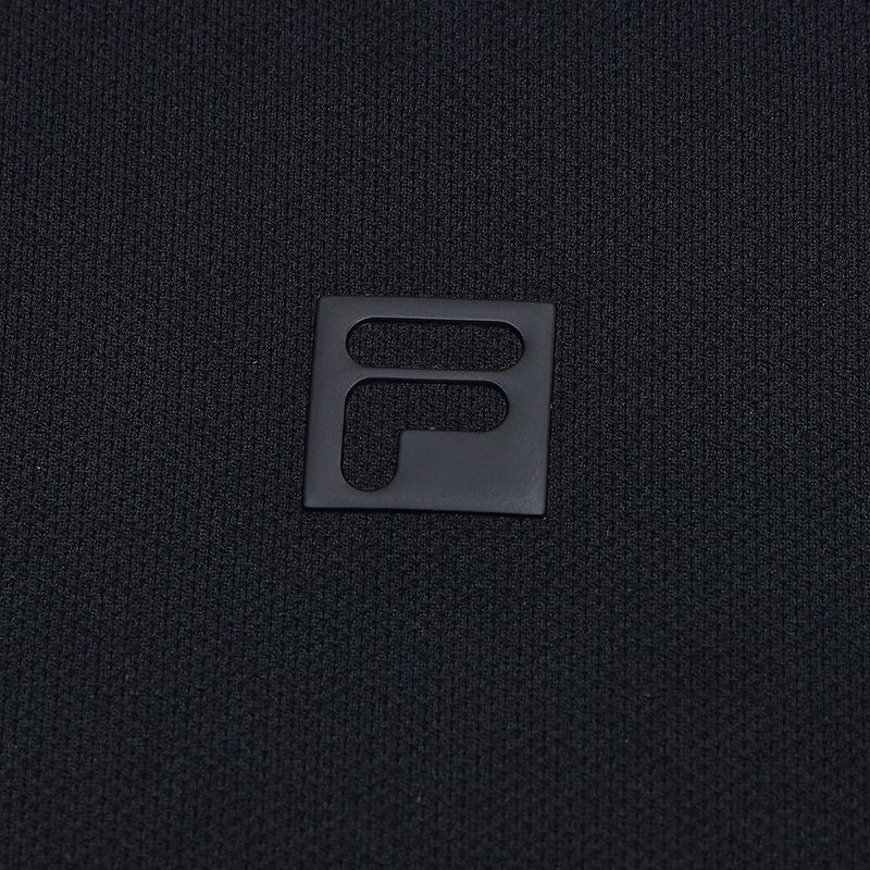 Men's FILA Polo Shirts Men's Pitch Black Polo Collar Moderate Straight Fit