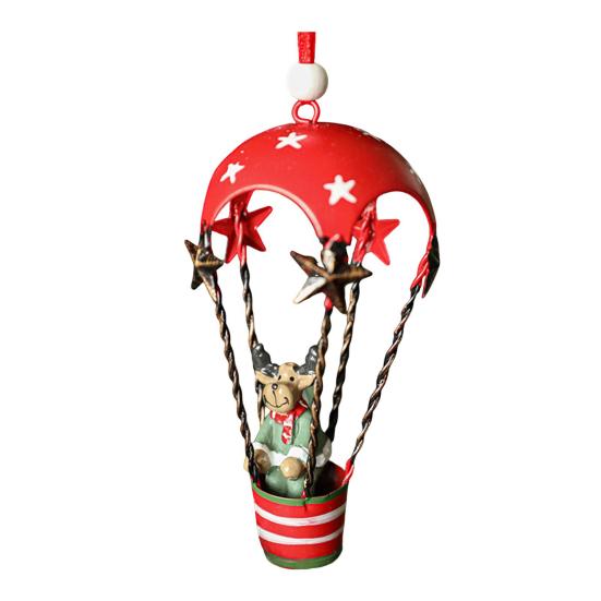 Подвеска на елку со шнурком, легко установить, расписанная вручную фигурка