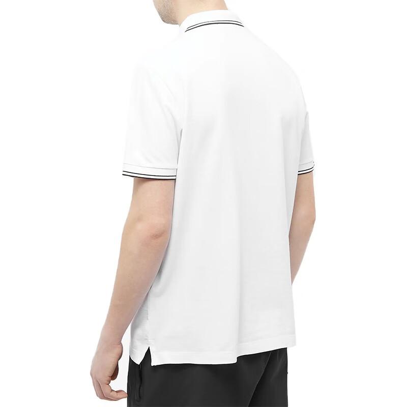 STONE ISLAND Мужские топы-поло с полосатой отделкой Ss23 Белый 10152SC18-A1001