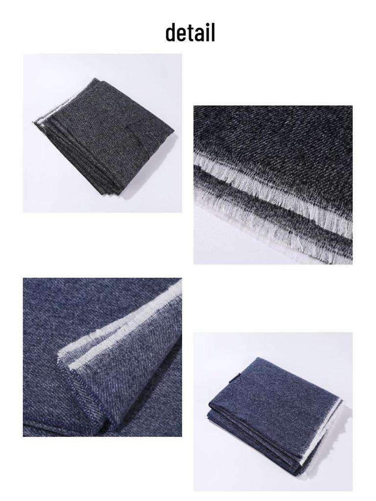 Элегантная однотонная модная шаль-накидка