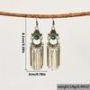 Vintage Ethnic Tassel Pendant Earrings, Creative Charm, Women's Earrings, Party Jewelry