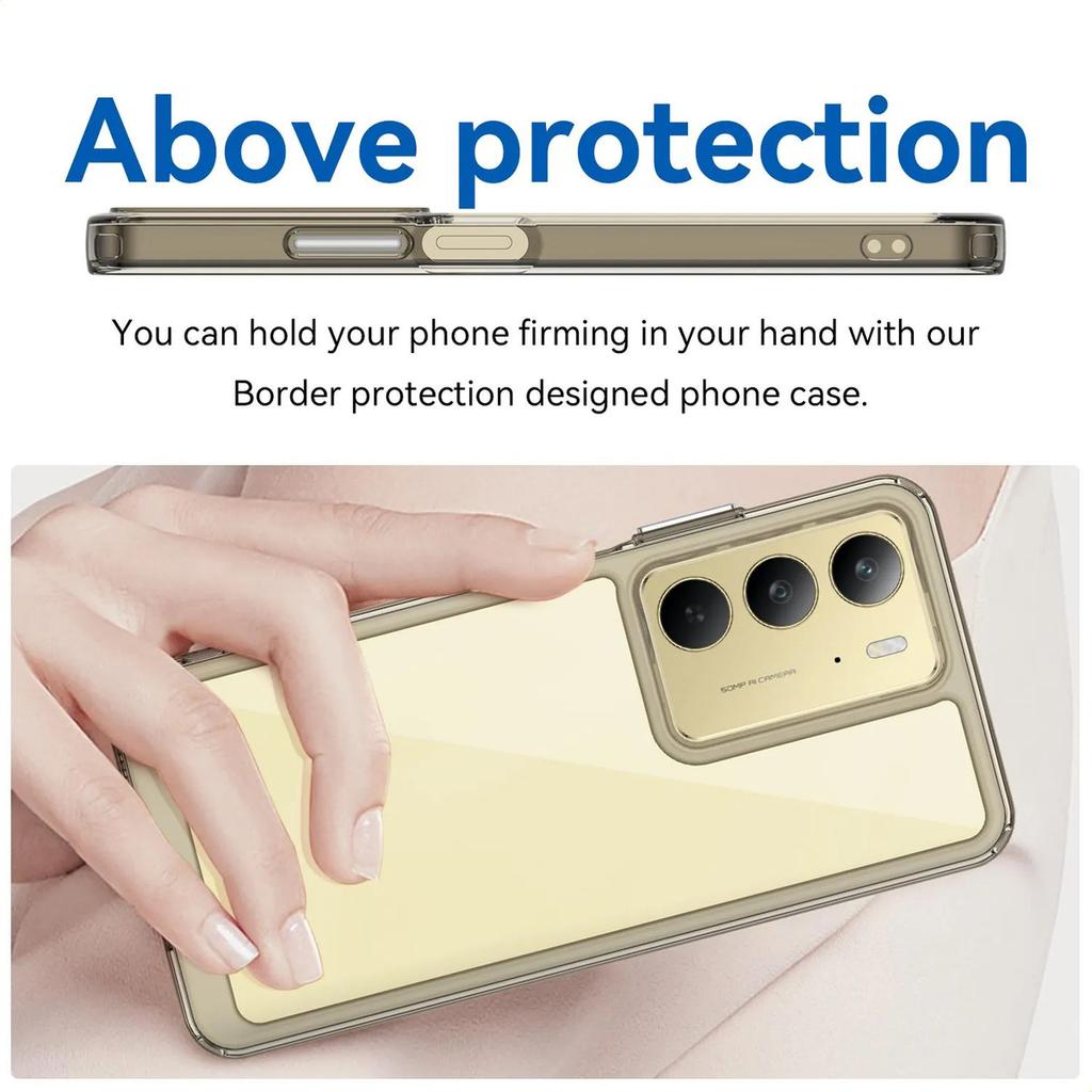 Phone Case For Oppo Realme C75 , Clear Transparent Phone Case Cover For Oppo Realme C75