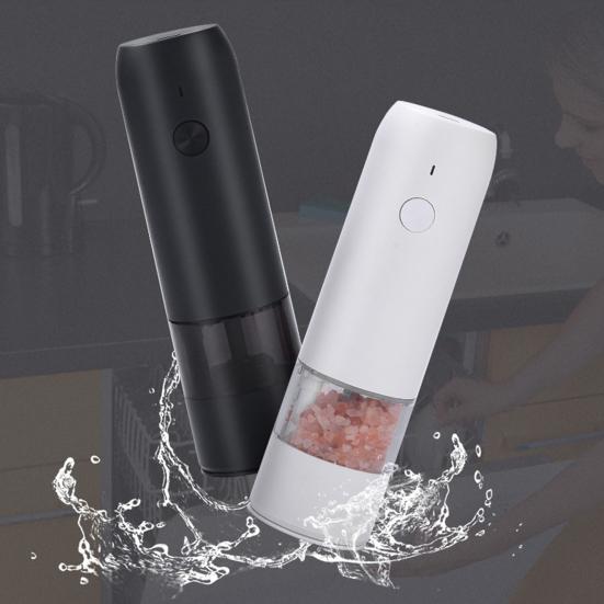 1 комплект 35 г электрическая мельница USB перезаряжаемая регулируемая грубость заправляемая электрическая мельница для соли и перца кухонный гаджет