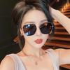 Sunglasses Women'S Summer Uv Protection Sunshade Glasses Year French Sunglasses Women'S Big Face Thin