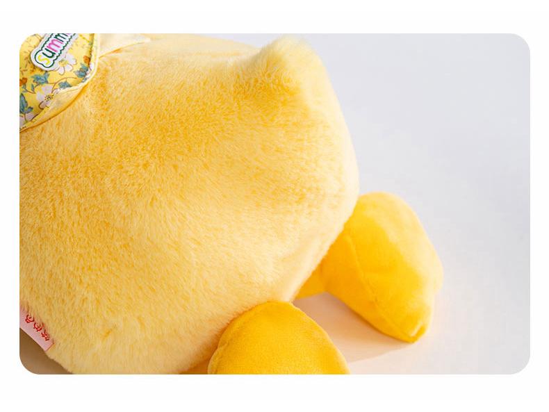 Плюшевая игрушка 'Маленький желтый утенок' - Кукла в сидячей и лежачей позе, Идеальный подарок и компаньон