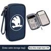 Travel Portable Digital Accessories Storage Bag Organizer For Skoda Kamiq Karoq Octavia 2 3 Rapid Scala Kami Fabia VII VRS  RD4