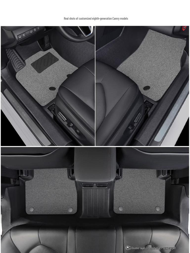 Водонепроницаемые автомобильные коврики из ТПЭ для Toyota Camry (Поколения 7-9, 2012-2026)