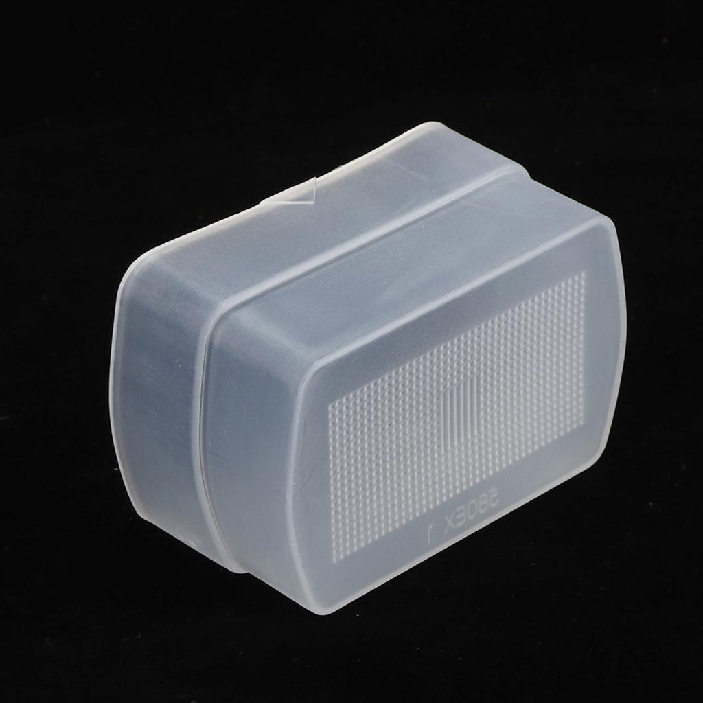 3Pcs Mini Digital Camera Flash Bounce Diffusers Softbox Fit for Canon 580EX Top Flash White