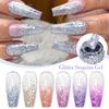 MTSSII 7ml Silver Purple Glitter UV Gel Bling Sequins Soak Off Manicuring Nail UV Gel Polish Need Base Top Coat Nail Art