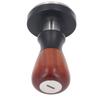 58.5MM Coffee Tamper Spring Loaded Stainless Steel Wooden Handle Coffee Press Tamper for Coffee Maki