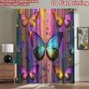2D flat Photography Backdrop Photography Banner Colorful Butterflies Fantasy 100% Polyester Birthday Party Use for Holiday