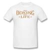 Футболка с принтом «Нет бокса, нет жизни» Креативная, смешная, саркастическая, мужская, женская, базовая, винтажная, с круглым вырезом, унисекс, уличная, мужская одежда