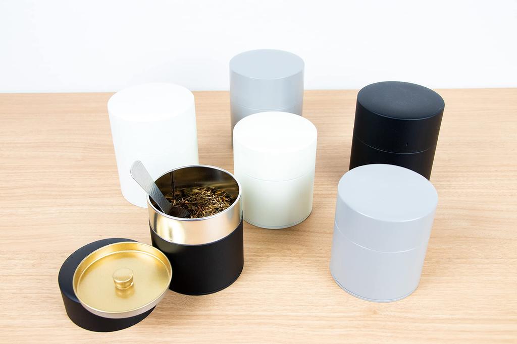 Чайница Nichi Nichi Tools, окрашенная, плоская, 200 г, сталь, сделано в Японии, матово-черная