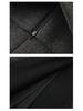 2026 Winter Women's Gray A-Line Skirt: High-Waisted, Slimming, Lace-Pleated Short Skirt for Petites