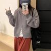 Multi-Color Hooded Knit Cardigan Double-Zipper Women's Short Sweater Hoodie for Autumn and Winter