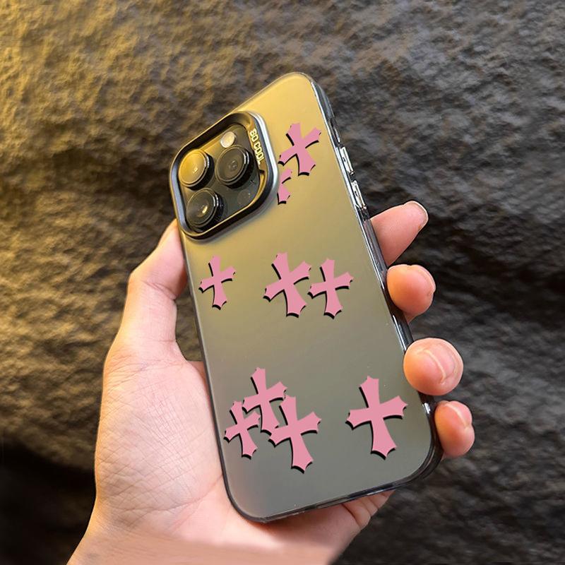 Luxury Jesus Christ Cross Electroplate IMD Phone Case For Poco F5 X5 X6 M6 Pro Mi 14 13 12 12T 13T Pro 11 Lite Hard Cover