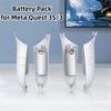 Rechargeable Right Left Controller Grips Battery Cover for Meta Quest 3/3S VR Headset Controller