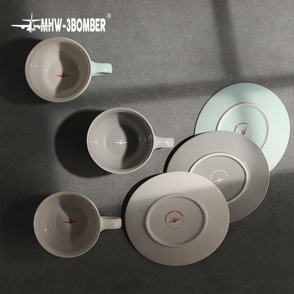 Керамические чашки для эспрессо 300 мл Классический кофейный набор с блюдцами и кофейной ложкой Арт Латте Мокко Чайные кружки Шикарные кухонные инструменты для дома