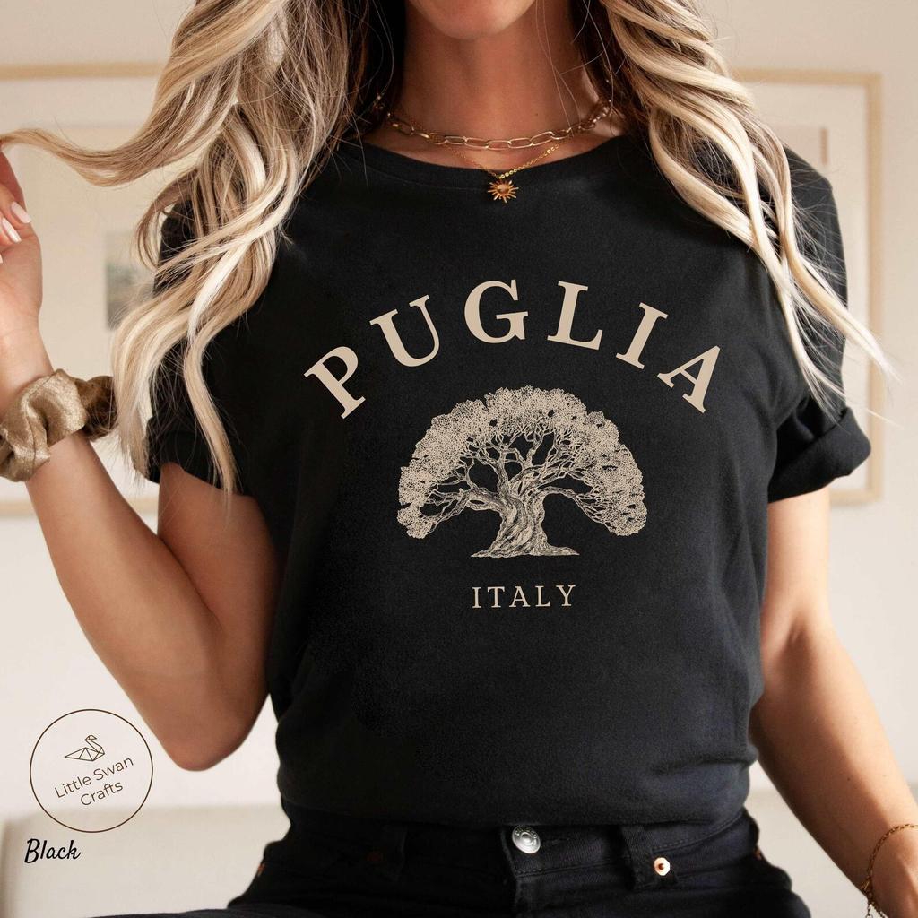 Puglia Shirt, Apulia Italy Olive Tree T-shirt