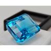 Beautiful Emerald Swiss Blue Topaz Natural 18-19 Ct Loose Gemstone