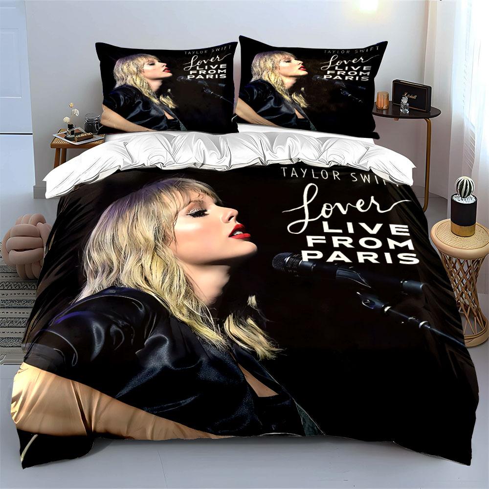 Blonde Singer Live Performance Bedding Duvet Cover Set Duvet Cover Pillowcases (1*Duvet Cover 2*Pillowcases, without duvet insert)