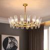 Light Luxury Chandelier Living Room Lamp Dining Room Villa Restaurant European-style Luxury Copper Crystal Chandelier