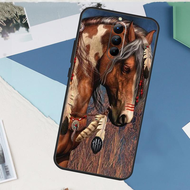 Horse Painted Art For Nubia Red Magic 10 9 8 Pro Plus 6 7 6S 7S Pro 5G 6R Case For RedMagic 8S 9S Pro Plus
