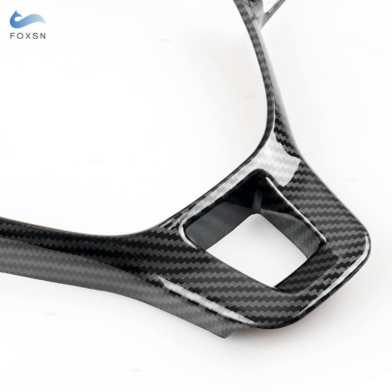 Автомобильные аксессуары ABS углеродное волокно с узором накладка на руль для VW Golf 7 MK7 Jetta Passat B8 New Polo Sharan Tiguan