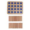 Wooden Insertion Plate Finger Dexterity Improve Fine Motor Coordination Hand Rehabilitation Peg Boar