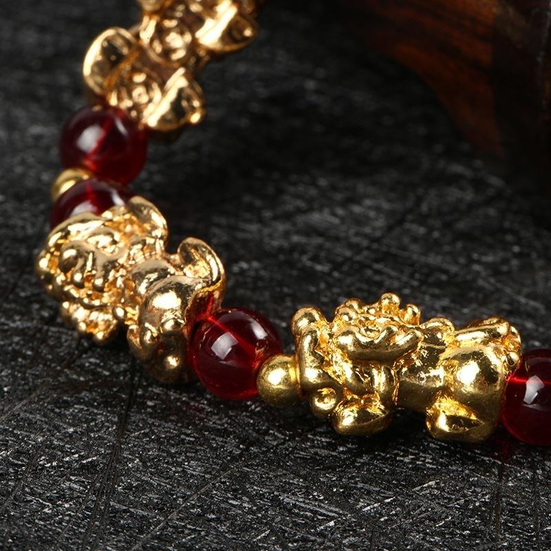PIXIU Vintage Beads Feng Shui Lucky Wealth Bracelet