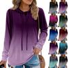 Womens Pullover Hoodies Teen Girls Fashion Hooded Sweatshirt Womans Fall Tunic Top