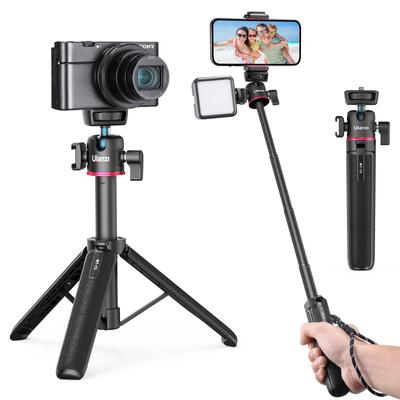Ulanzi Camera Gopro Selfie Телескопическая 360-градусная устойчивая простая в использовании мини-холодная башмак с ремешком OSMO POCKET Osmo TikTok для штатива MT-73, настольная, штатив,