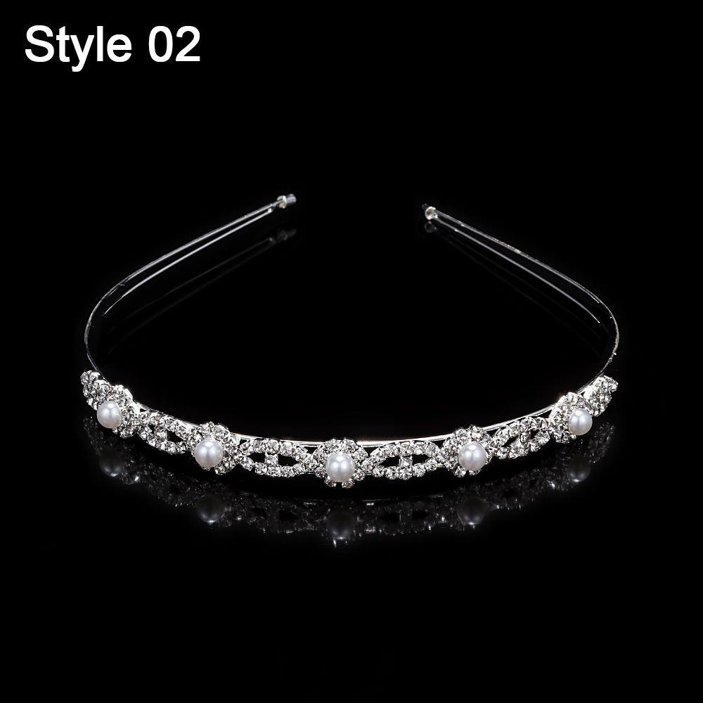 Girls Wedding Party Headdress Crown Headbands Fashion Hair Accessories Princess Tiara Headpieces