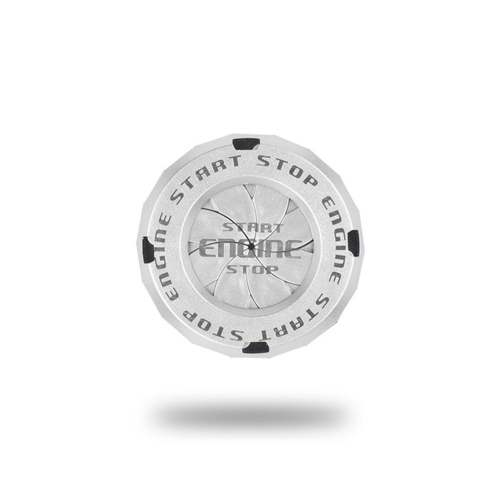 Car Engine Start Stop Switch Button Cover Moto Lgnition Decoration Sticker Rotatable Protect Cap Car Interior Decor Accessories